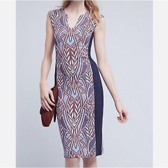 HD in Paris Dresses & Skirts - HD in Paris Anthropologie Cleo Jacquard Sheath Dress